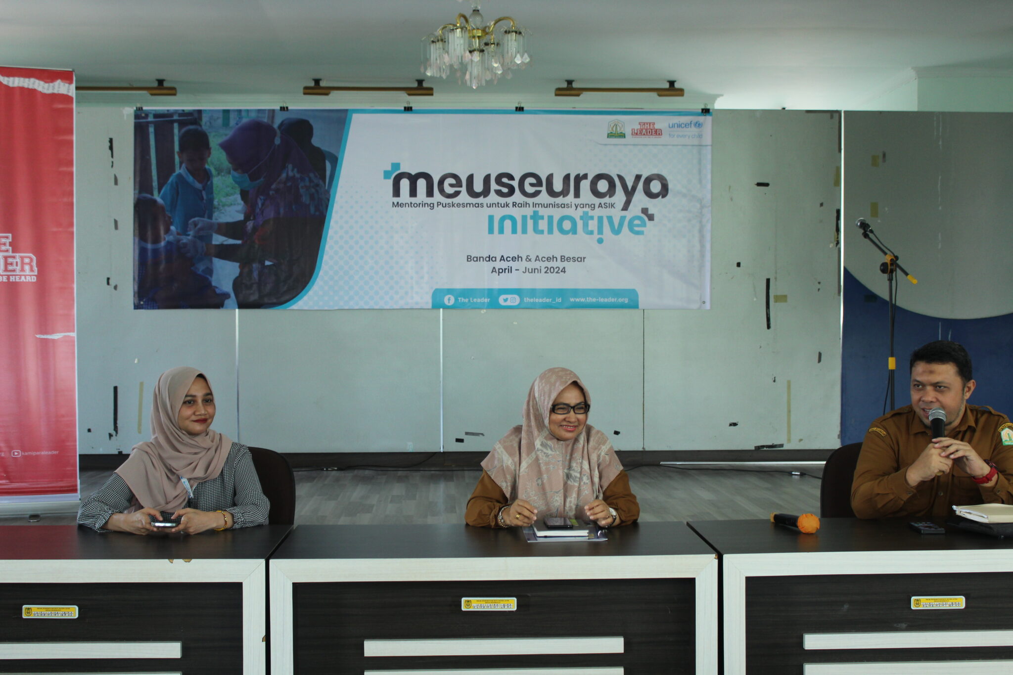Kolaborasi Dinkes Kota Banda Aceh bersama Organisasi The Leader, Unicef Dan WHO: Diskusi Persiapan Program Mentoring Puskesmas untuk Raih Imunisasi yang ASIK